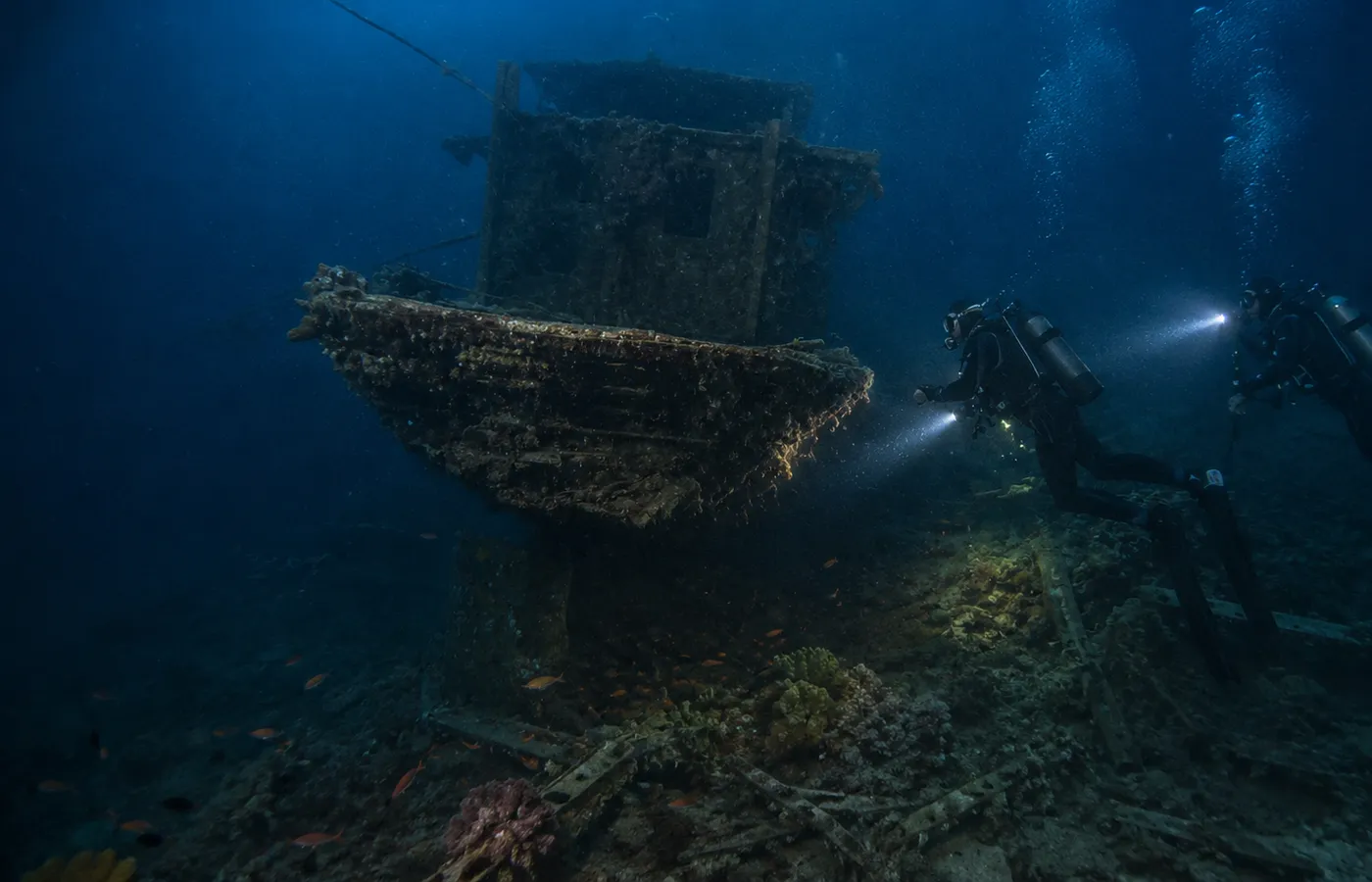 On the Suzanna wreck