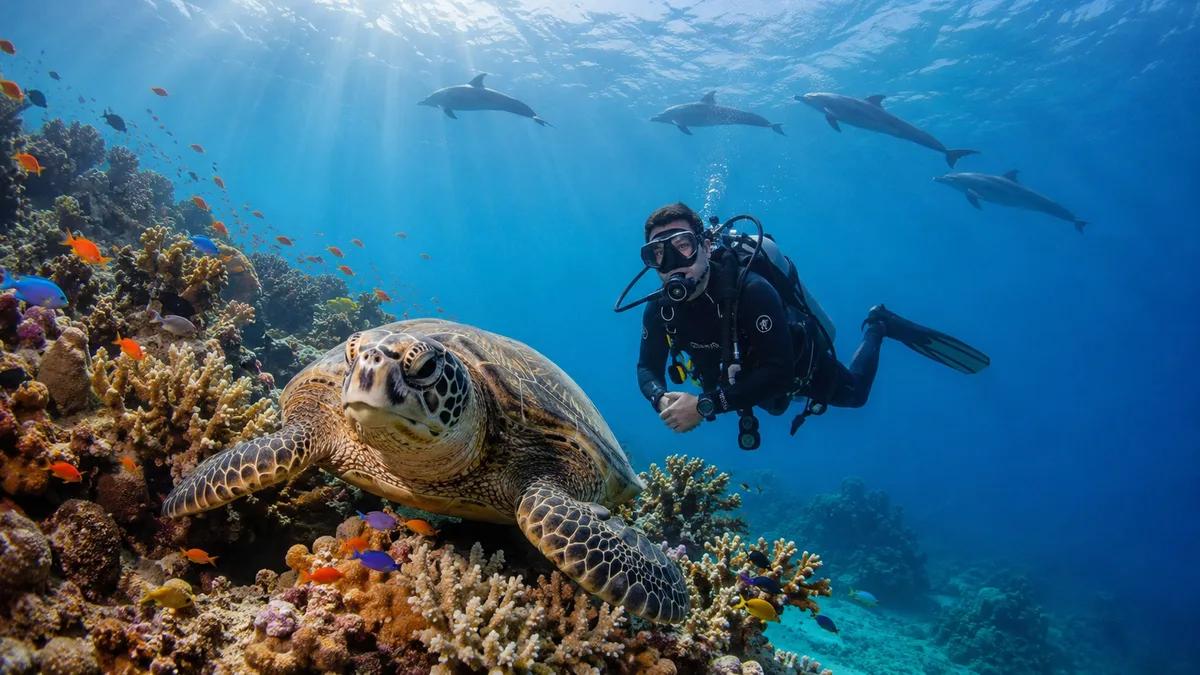 Bunte Rifffische des Roten Meeres bei Hurghada